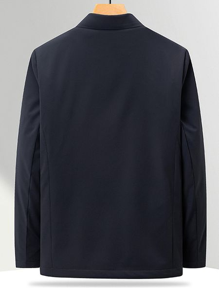 

H267A Trendy Unisex Overcoat Comfortable Thickened Cotton Jacket for Winters, Purple