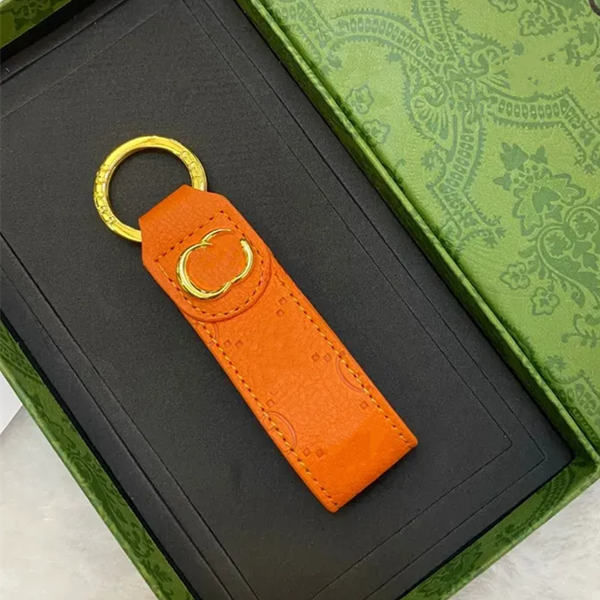 Designer Keychain Classic Fashion Men Women purse Keychain luxury High Quality Leather Bag Lanyard Gold Plated Keychain Car Keychain