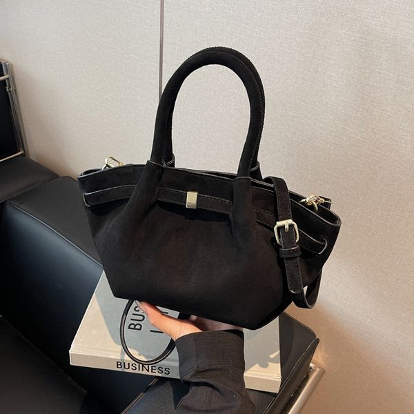 

Women Shoulder Retro Matte Large Capacity Fashion Handheld Tote Crossbody Bag Versatile Triple Black Brown Coffee Green Free shipping