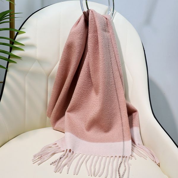 

10705 Scarf men and women commuting winter thick warm long solid color neck scarf