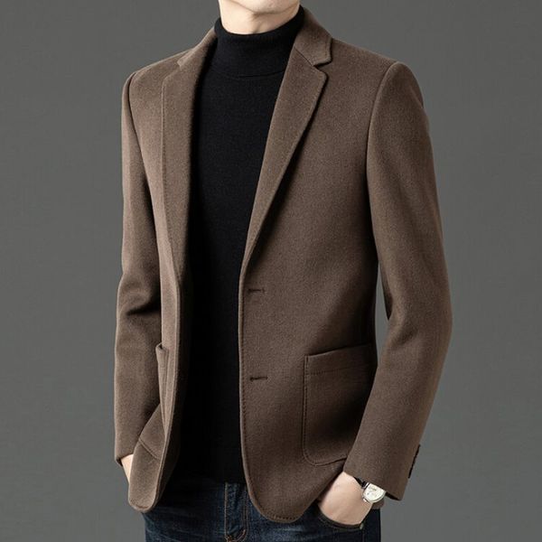 

H478 Youth business casual single suit simple men's business, Beige