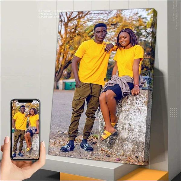 Customized Personal Photos Art Photos Pets Weddings Photo HD Posters Birthday Gifts Art Wall ArtXJ2411216