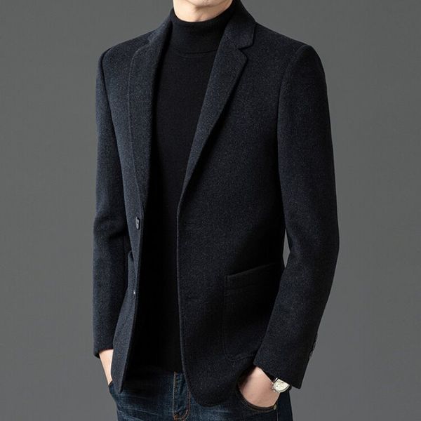 

H522 Youth business casual single suit simple men's business, Silver
