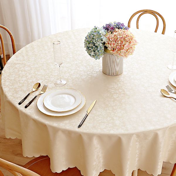 

W338 Waterproof and oil-proof hotel tablecloth household round