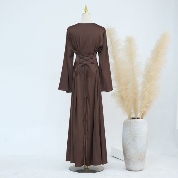 

TB92234 Dubai multi-color plus size women' dresses 2025 spring and summer, Green