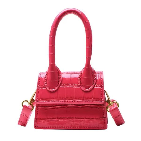

Mini Plain Alligator Handbag crocodile crossbody bag woman designer shoulder bags letter Cute Evening Party Handbags, Alligator gold