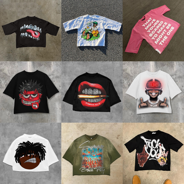

Gothic Summer American New Street Tops Clothing Haruku Hip Hop Letter Graphic Character Print Y2K Couple Short Sleeve, Purple