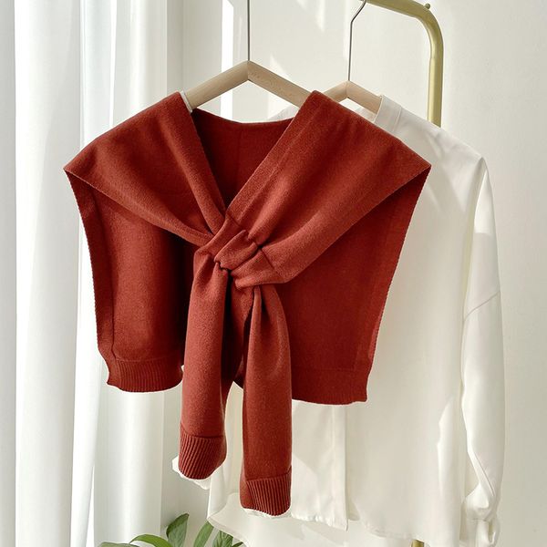 

10725 shawl autumn and winter solid color couple scarf