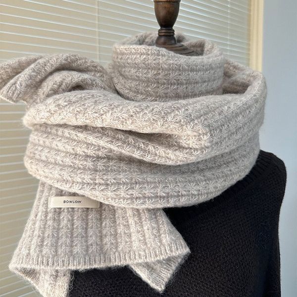 

1-694 Scarf for women autumn and winter all-match student couple long warm neck scarf