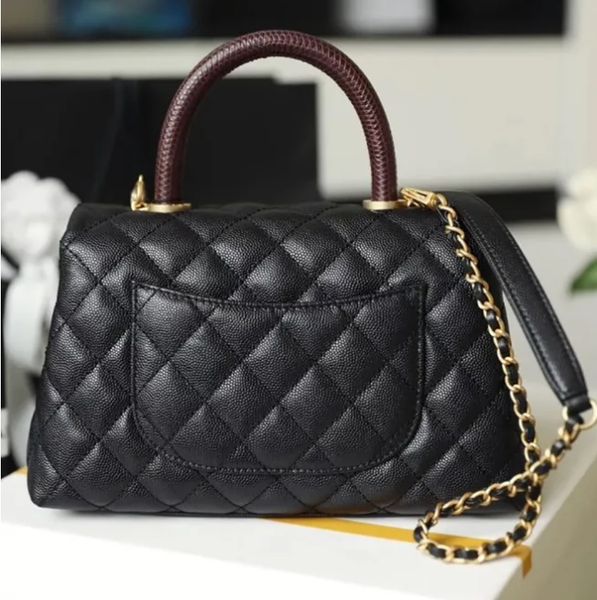 

10A High l Luxuries Designers Shoulder red and black Handbag tote bag Designer Women highquality Cross Body Bags eather quality Classic Caviar Bag AS92990, Light green