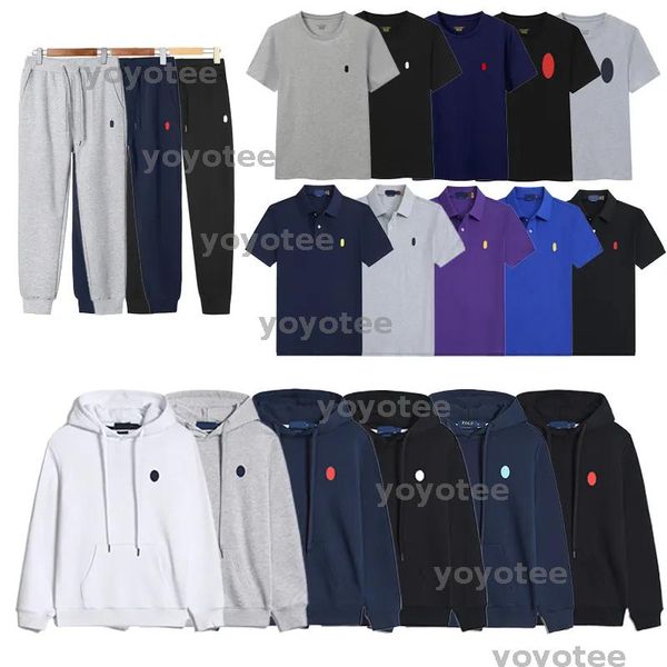 

designer hoodie polo shirts half zipper polo hoodies business sweaters long sleeve high collar twist jumper Horse Embroidery mens autumn tops sweater men, 4a