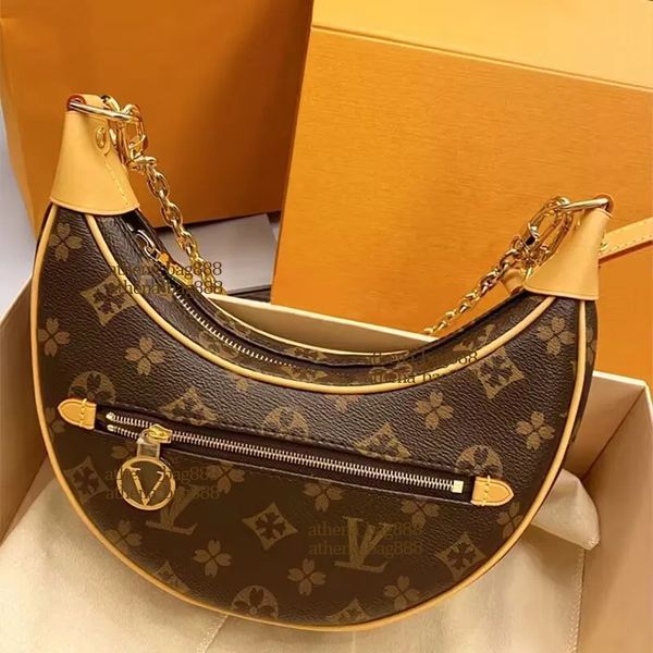Designer bags shoulder moon women fashion handbags messenger luxury classic wallets leather large capacity