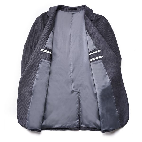 

3655 Premium Men's Business Casual Suit Jacket for Professionals, Black