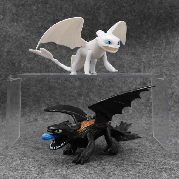 X Toy Toy Figures Movie How To Train Your Dragons Night Fury Toothless Joint Movable Action Figure Toys Y24122318rb launcher Spin Top