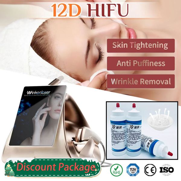 

12D HIFU Dual-Head Face Treatment Device for Anti-Aging and Fine Lines Removal