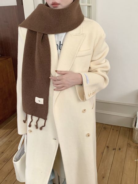 

1-424 warm plush thick scarf for men and women