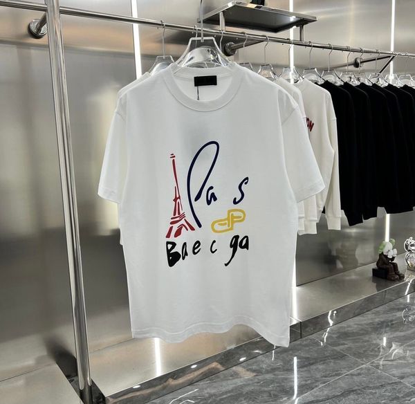 

In The Summer Of 25 Years, The New High-Quality Paris Designer Fashion T-Shirt, T-Shirt With Round Neck And Short Sleeves, Fashionable Men's And Women's Casual T-Shirt., Gray
