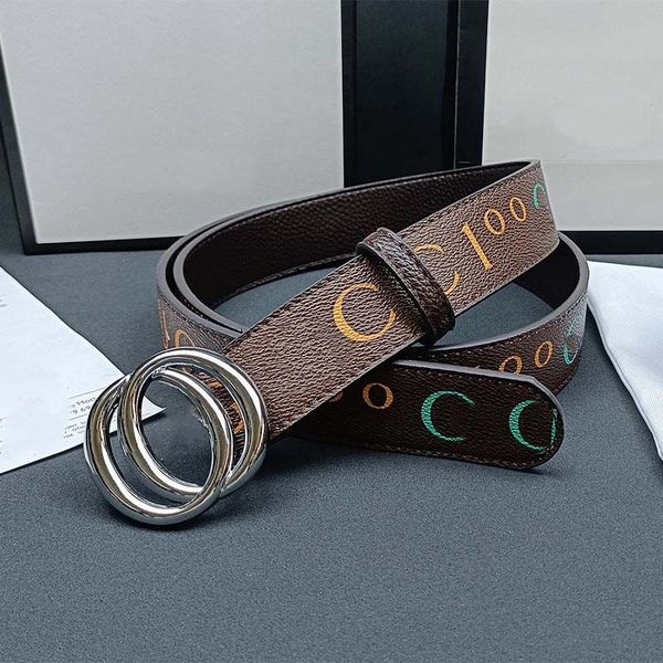 

Designer belt fashion women buckle genuine leather belt Width 2.5cm Highly Quality with Box designer women belts Women's thin waistband gift nice, Colour7