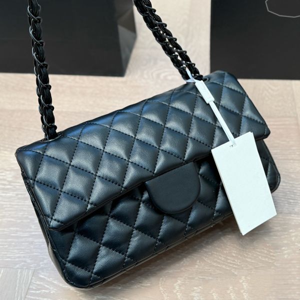 

Designer bag Letter classic Shoulder bag Crossbody Bag Handle Chain quality leather Crossbody Bag saddle bag luxurys Handbags Fortune bag Messenger bag 26m, Black
