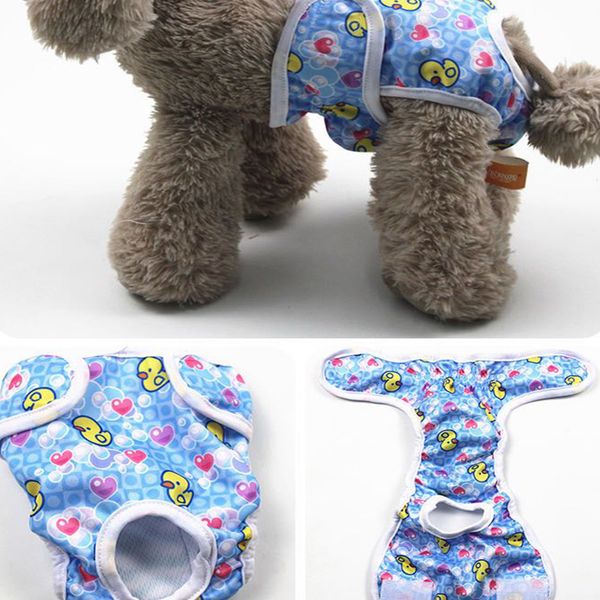 

Dog Diapers Physiological Pant Puppy Women's Panties Shorts Underwear Washable Female Dog Diper Panties Pet Dog Cat Clothes