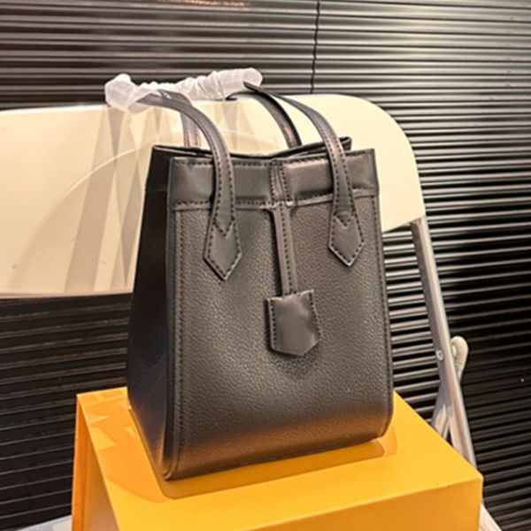 

Fold Over Shoulder Bag Woman Designer Bags Mini Plain Tote Bag Open Micro Totes Letter Leather TOP, Khaki(14.5*20cm)