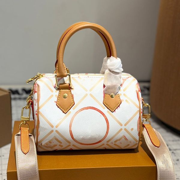 

Pillow Designer Handbag Tote High Quality Shoulder Purses Leather Cross Body Women Bag Valise Pouch 20CM, Orange