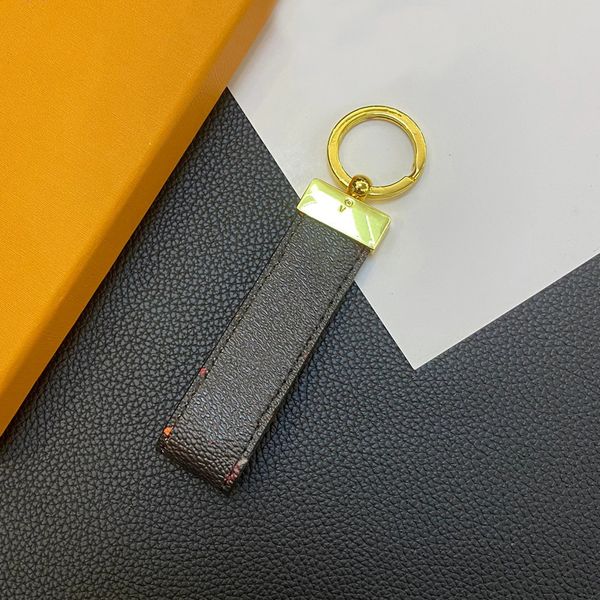 

Designer keychain Keychain Classic Exquisite Designer Car Keyring Zinc Alloy Letter Unisex Lanyard Gold Black Metal Small Jewelry key chain dhgate