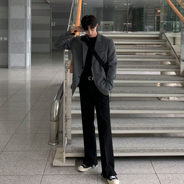 

3682 Stylish Men's Two-Piece Casual Suit for Spring and Autumn Seasons, White