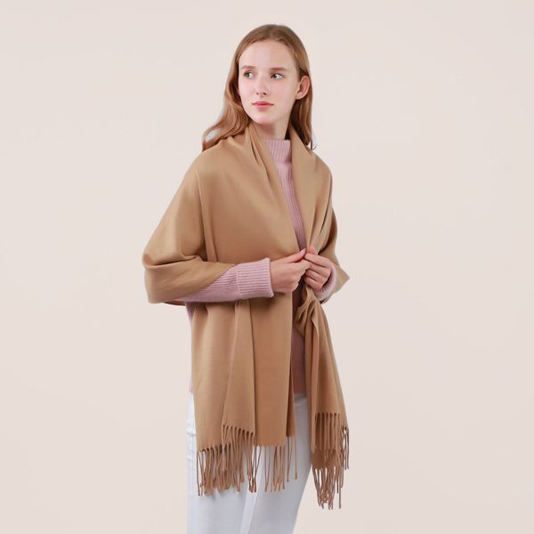 

1-703 Scarf women autumn and winter cold protection warm knitted wool scarf versatile student
