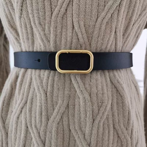 

New luxury designer belt fashion V letter buckle genuine leather belt 2.5cm width designers belts casual belt womens girdle waistband belts for man and womens, A2