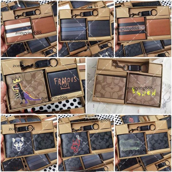 

Designer Wallet Gift box Womens Mini Zippy Organizer Bag Credit Card Holder Coin Purse Key Pouch Purses Keychain Bags Clutch with Box, Printed graffiti
