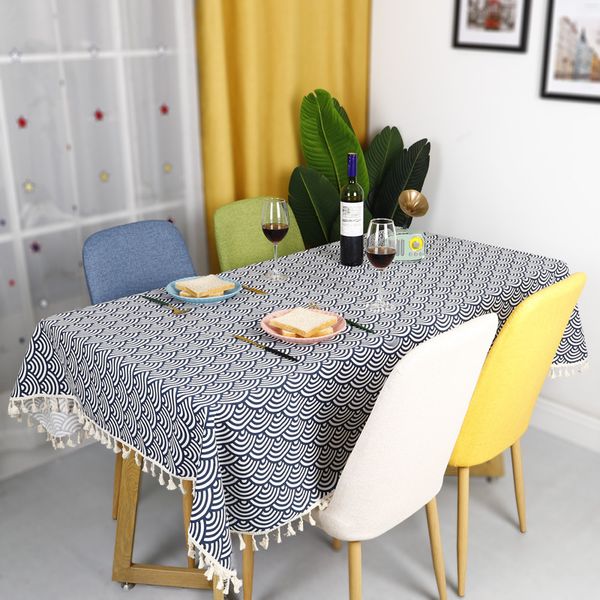 W408 Waterproof, oil-proof, washable and scalding-proof tablecloth, simple solid color