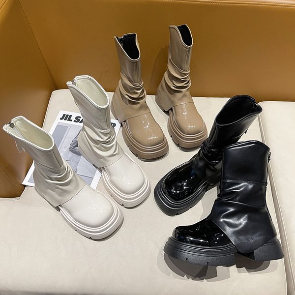 

Women Classic Ultra Mini Platform Boot II 2" Platform Height 5cm Australian Winter Snow Designer Tasman Tazz Fur Boots Slippers Ankle Sherpa Sweater AAAARRRR, 44# new snow boots