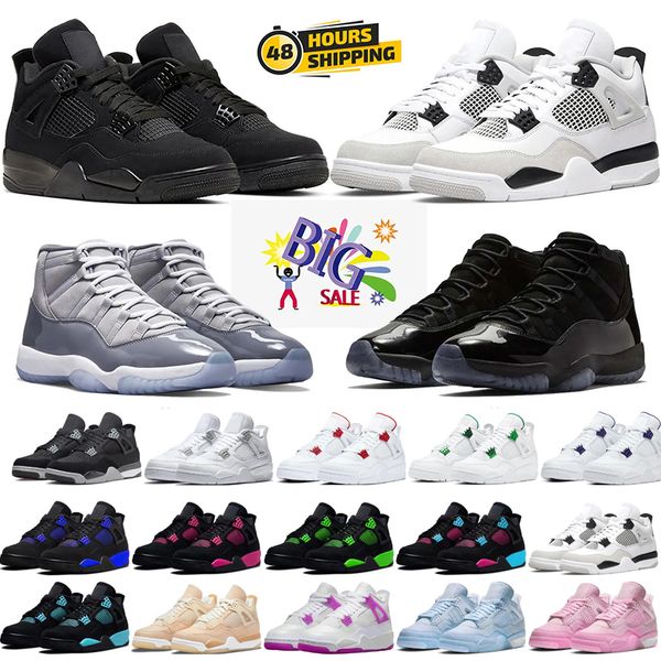 

11 Basketball Shoes Men Breathable Comfortable Sneakers Training Sports Basketball High top designer 4 Sneakers Women Shoes Low cut trainer 36-47, Dark grey