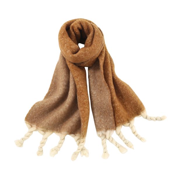 

Soft and sticky double-sided cashmere scarf --87063