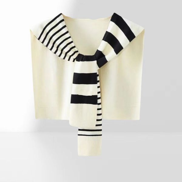 

Internet celebrity hot spring and autumn new striped shawl --89903