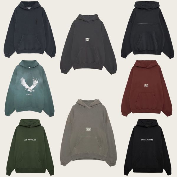 

High Quality Harvey Hoodies Washed Sport Women Designer Sweatshirts Hooded Cotton Oversized Pullover Sweaters Fashion Hoodie Tops, Tomato