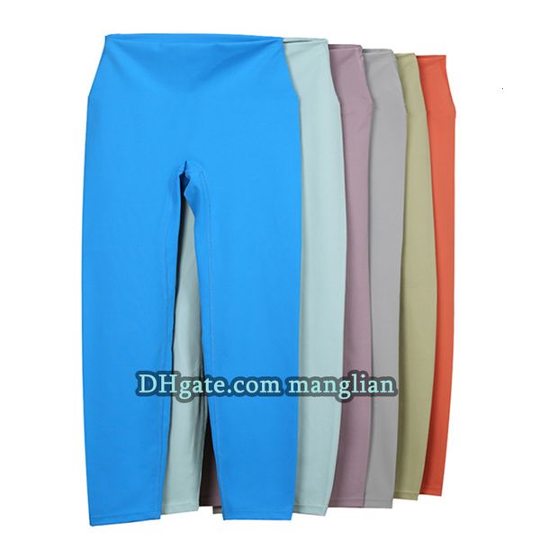 

Discounted Wholesale Women Yoga Pants Leggings 9/10 Length Sculpting Fit Elastic Waistband Flatlock Seams for Fitness Pilates Plus Size Yoga Clothing Gym Leggings, Dark blue