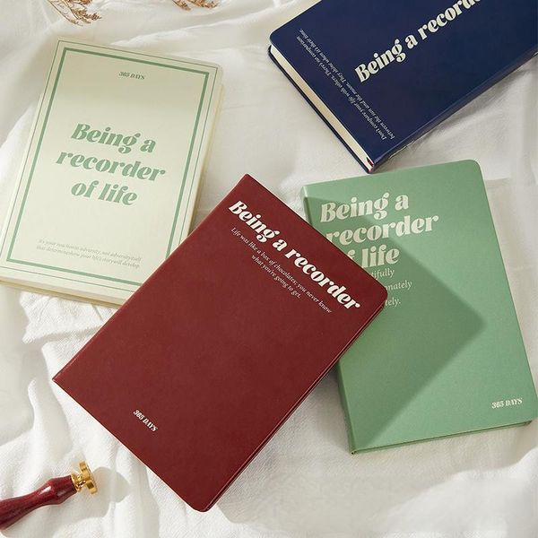 

Elegant A5 Weekly Agenda Planner in Soft Faux Leather Includes Full-Year Daily Schedule + Weekly Scheduling Pages