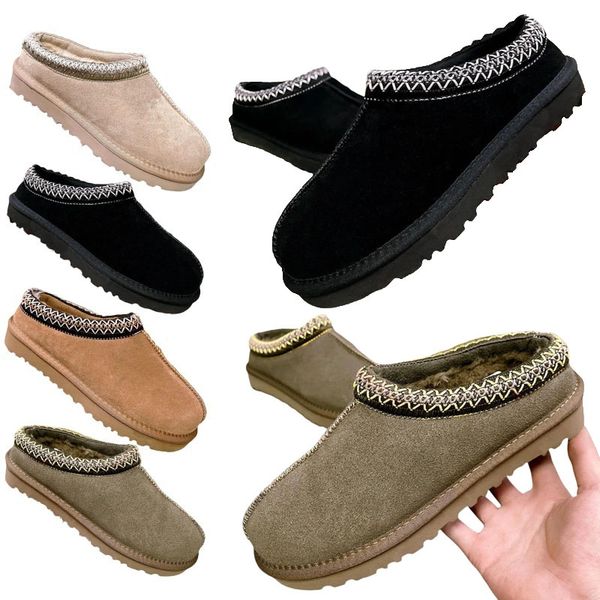 

Australia designer fluffy slipper australia platform slippers ug scuffs wool shoes real leather sheepskin fur classic brand casual women outside slider HHHGGG88, Grey