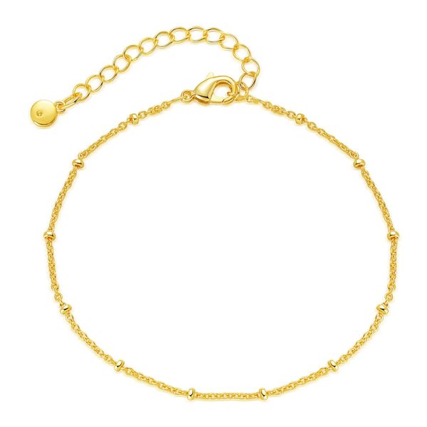 

Classic style small fresh minimalist temperament bracelet with copper gold-plated 18K copper chain color preservation bracelet