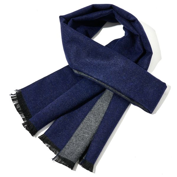 

Men's autumn and winter imitation cashmere solid color scarf --85167