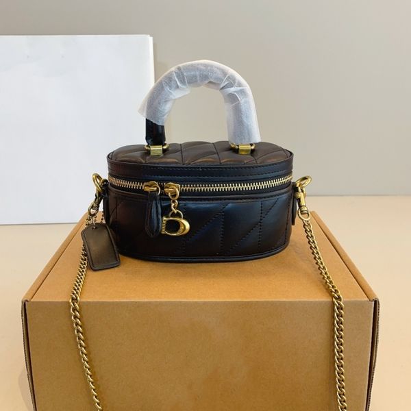 

Woman Designer Makeup Bag crossbody cosmetic bag make up chain bags mini toiletry handbag Leather TOP, Multi