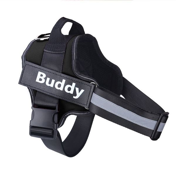 

Personalized Dog Harness NO PULL Reflective Breathable Pet Harness Vest For Small Large Dog outdoor Walk Training Accessories, Orange