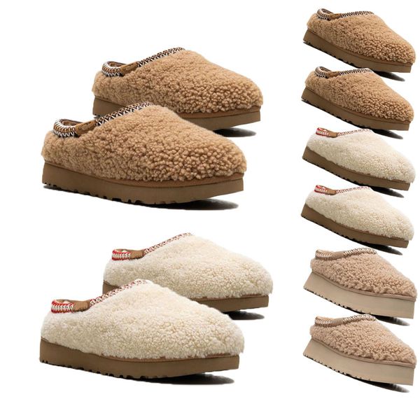 

Womens Tazz Slippers Tasman Fur Slides Classic Mustard Seed Sand Ultra Mini Platform Boot Slip-on Les Petites Suede Wool Seal Winter Designer Size 35-44, 18# tazz slippers