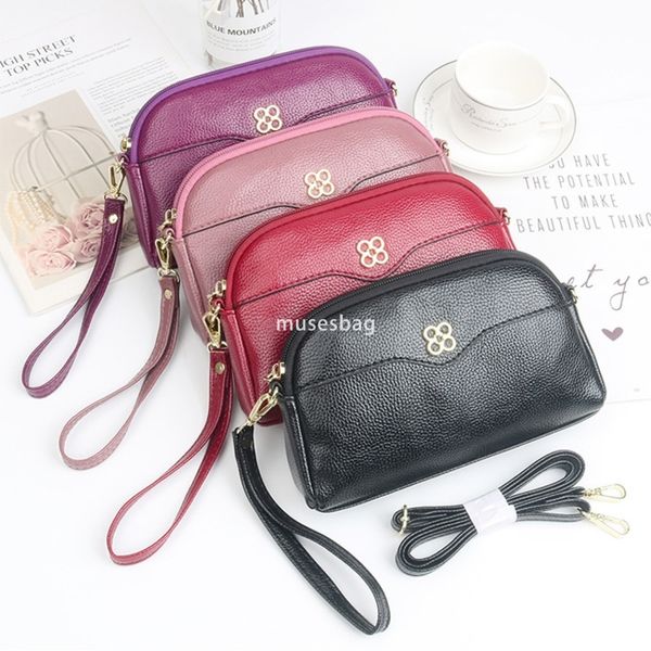 

Fashionable Women Advanced Sense New Versatile Phone Bag Advanced Sense Handheld Bag Korean Soft Face Multi functional Crossbody Bag Casual Shell Small Bag, Jujube red