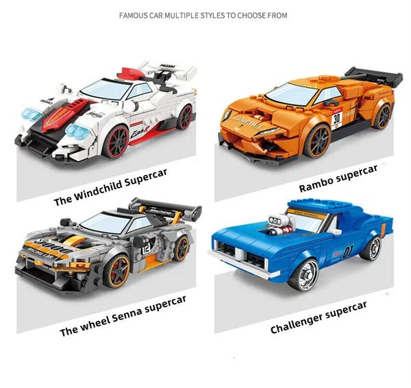 

Traffic Play Fashion Le Build Block Car Toy Modular Building Blocks Machinery Toy Real Car Model Dark Knight Car For Kid Puzzle Toy Christmas Gifts 77 ing s