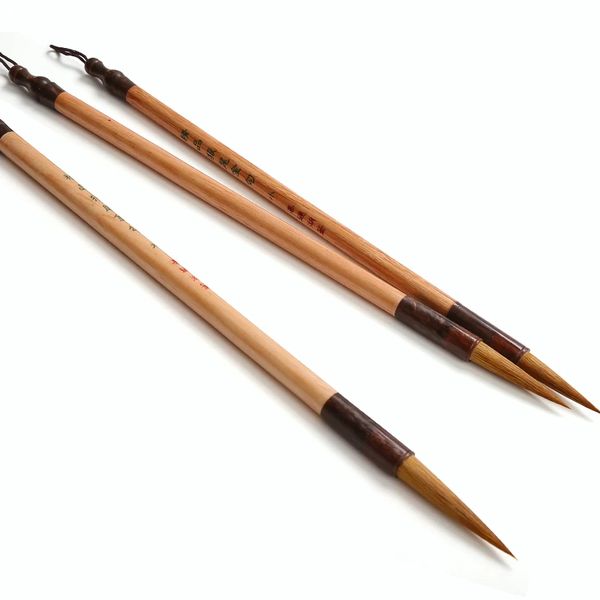 

Weasel Hair Calligraphy Brush Chinese Watercolor Meticulous Painting Hook Line Brush Pen Small Running Cursive Calligraphy Pen