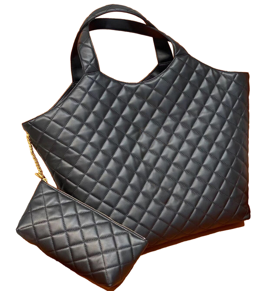 

Designer Bag Tote Large Handbag Shopping Bag Large Capacity Bag Crossbody Plaid Purse Double Letter Black Classic Style Stripe Shopping Bag Luxury Tote Bag AA, Red