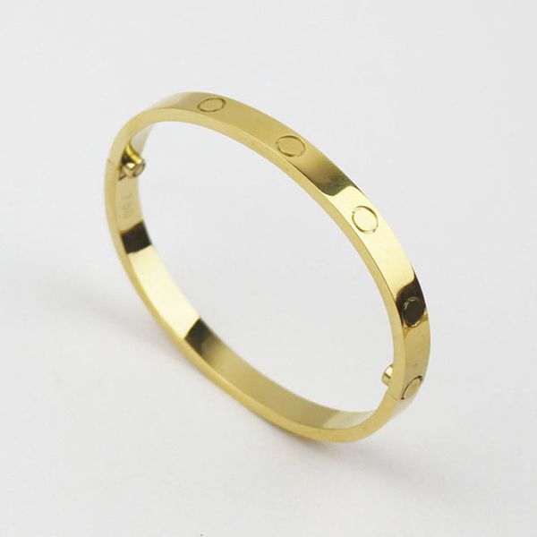 

Fashion Screw Bracelet Ladies Rose Gold Silver Lady Bangle Classic 5.0 Titanium Steel Screwdriver Diamond Luxury Designer Jewelry Womens Mens Bracelets good